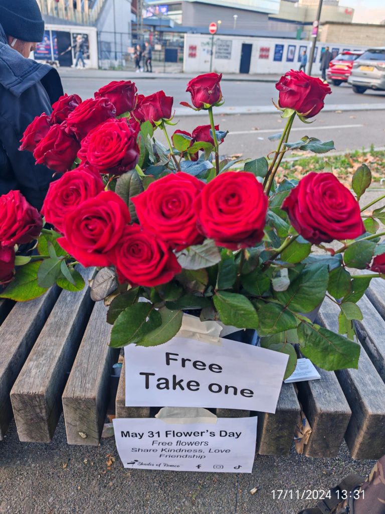 31 May - Flower's Day, free flowers.