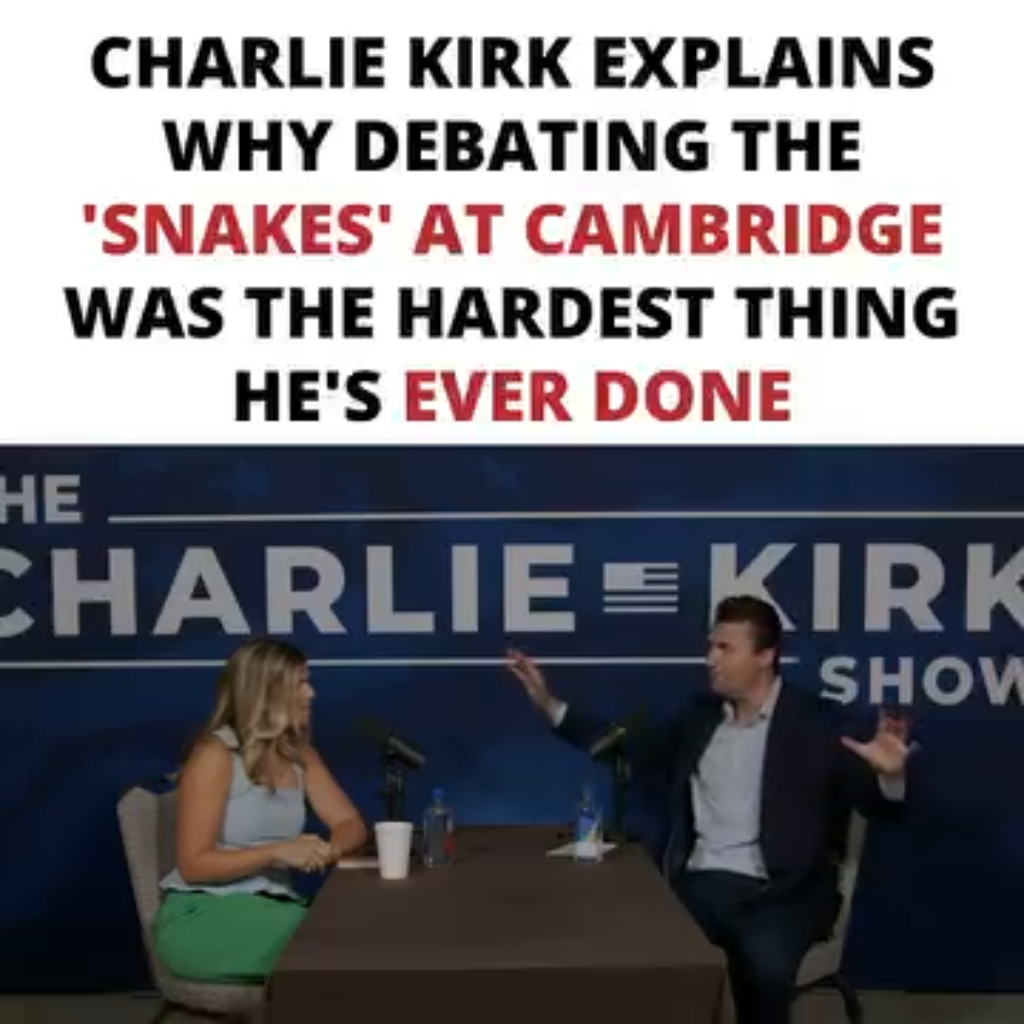 Charlie Kirk Cambridge ideological pressure