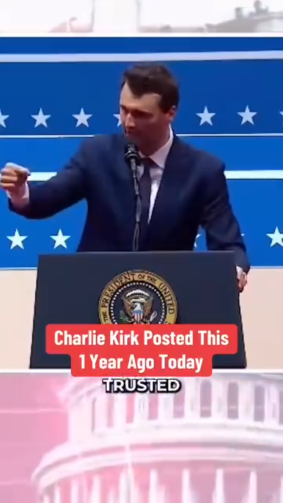 Donald Trump and Charlie Kirk